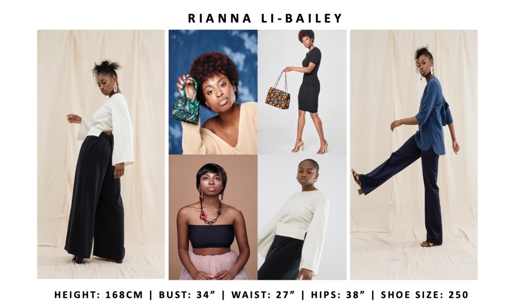 Rianna Li-Bailey – Freelance Model
